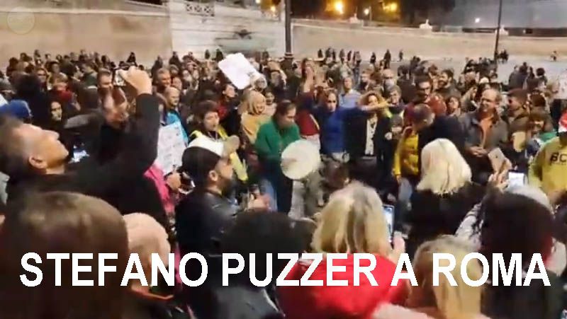 STEFANO PUZZER IN PIAZZA DEL POPOLO