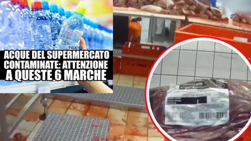 Acqua contaminata e carne scaduta da anni “ripulita” e rimessa in commercio: Questa è la nostra alimentazione! Acqua contaminata e carne reciclata