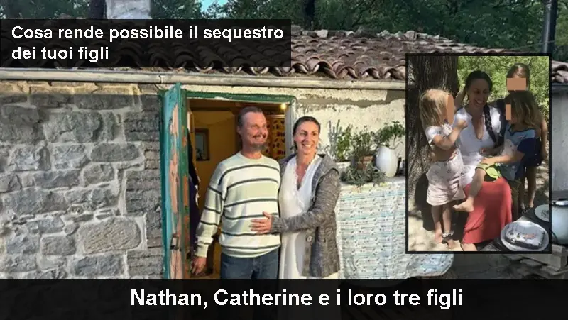 Pensi di essere libero? Credi ancora che i tuoi figli sono tuoi? Nathan Catherine e i loro tre figli