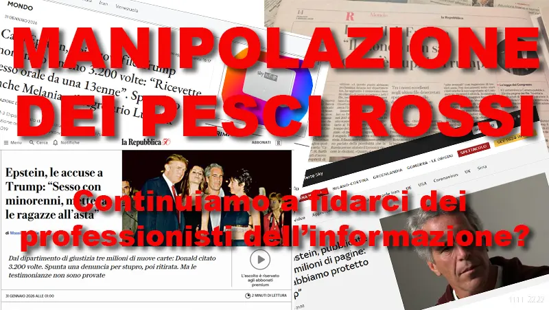 I bersagli dei file Epstein sono il Satanismo e il Sionismo. Ma con l’oceano di ‘pesci rossi’ che non capiscono che “citato” non significa “coinvolto”, i Media colpiscono Trump I bersagli dei file Epstein sono il Satanismo e il Sionismo2