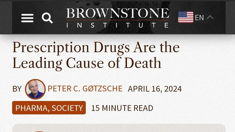 Peter C Gøtzsche: I farmaci da prescrizione sono la terza causa di morte Peter C Gøtzsche - I farmaci da prescrizione sono la terza causa di morte